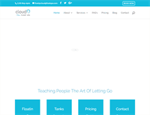 Tablet Screenshot of cloud9floatspa.com